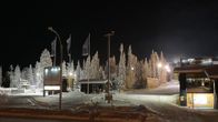 Luoston laskettelurinteitä.