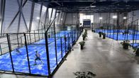 Messukeskuksessa Helsingissä avattiin padel-areena 13. helmikuuta 2021.