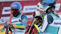 Alice Robinson, Mikaela Shiffrin, Meta Hrovat.