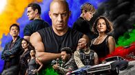 Yksityiskohta Fast & Furious 9:n elokuvan julisteesta.
