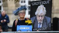 Britannian pääministeriä Boris Johnsonia arvosteleva juliste 
