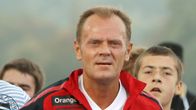 Puolan pääministeri Donald Tusk lenkillä Blonie-puistossa Puolan Krakovassa 2. lokakuuta.