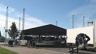 Festivaalilava Kemin sisäsatamassa.