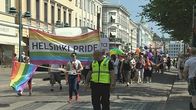 Pride kulkue Pohjoisesplanadilla.