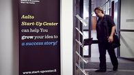 Aalto-yliopiston startup-keskuksen tilat Helsingissä.