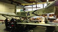 Hansa-lentokone Ilmailumuseossa.