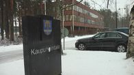 Kankaanpään kaupungintalo talvella.