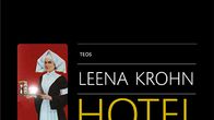 Leena Krohn: Hotel sapiens -kirjan kansi