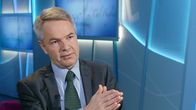 Pekka Haavisto Ykkösaamussa 23. marraskuuta.