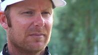 Mikko Ilonen Takkulan golfkentällä Lahdessa. 