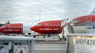 Norwegian lentokoneita Arlandan kentällä.