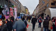 Turun kävelykatu eduskuntavaaliaikaan