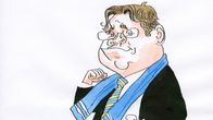 Timo Soinin karikatyyri