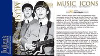 George Harrison kitara kädessä, takana Paul McCartney