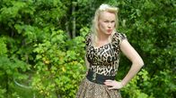 Pin-up-Kainuu-kilpailun osallistuja Anu Kemppainen 24.7.2015