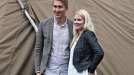 Jussi Vatanen ja Pamela Tola Napapiirin sankarit 2 -elokuvan ensi-illassa Ylläksellä