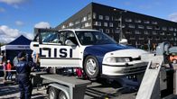 Poliisiautosimulaattori.