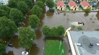 Hallsbergin tiet veden vallassa