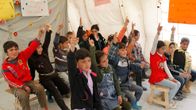 Syyrialaislapsia Unicefin koulussa Bekaanlaaksossa Libanonissa maaliskuussa 2015.