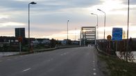 Ruotsin ja Suomen raja Övertorneålla.