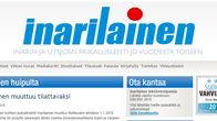 Kuvakaappaus sanomalehti Inarilaisen nettisivulta