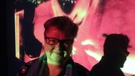 Mediataiteilija Marikki Hakolan työ on esillä Kouvolan taidemuseossa 1980-luvun taidtta esittelevässä näyttelyssä.