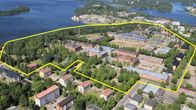 Rakuunamäki ilmasta käsin vuonna 2016