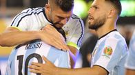 Lionel Messi, Mariano Andujar, Sergio Aguero