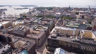 Ilmakuva Helsingin keskustasta.