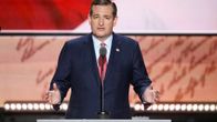 Ted Cruz kädet levällään puhujapöntössä