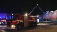 paloautoja varikolla
