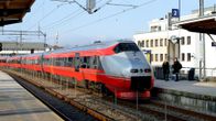 Oslo-Stavanger -juna Sandnesin asemalla.