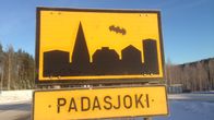 Padasjoen taajamamerkki