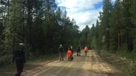Kalevala-kävelijät taipaleella.