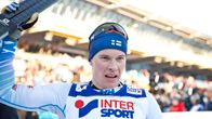 Matti Heikkinen tuulettaa.