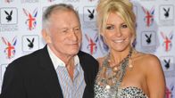 Hugh Hefner ja hänen morsiamensa Crystal Harris.