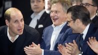 Prinssi William, Sauli Niinistö ja prinssi Daniel Slushissa.
