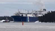 LNG-alus saapui Inkoon satamaan
