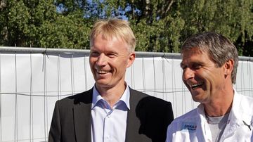 Tapio Korjus ja Jan Zelezny.
