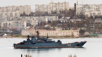 Venäläinen sotalaiva Minsk.