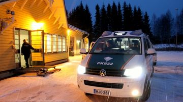 Rajavartiolaitoksen partio.
