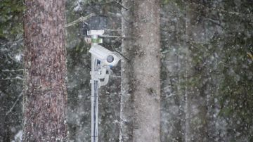 Kamera itärajalla.