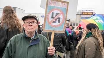 Rasismin vastainen mielenilmaus Kuopiossa Paavo Svenn