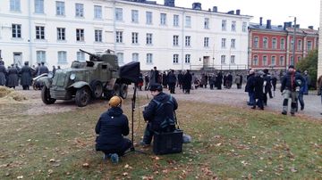 Tuntematon sotilas -elokuvan kuvaukset
