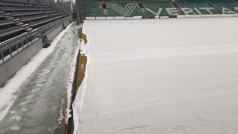 Kupittaan jalkapallostadion.