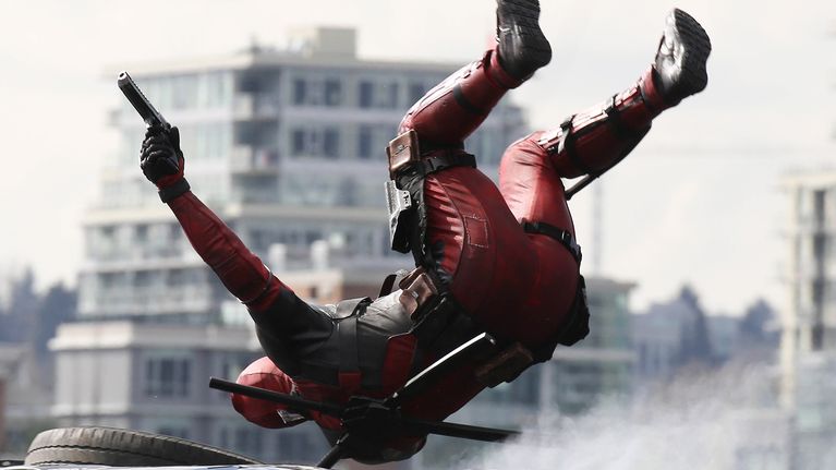 Ryan Reynolds Deadpool- elokuvassa.