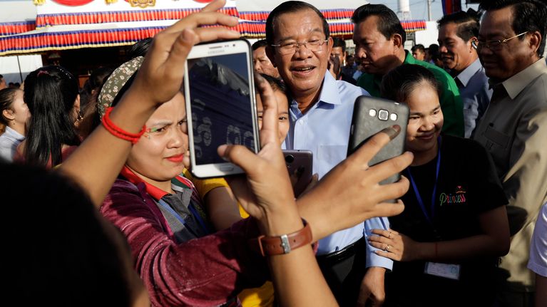 Hun Sen Phnom Penhissä