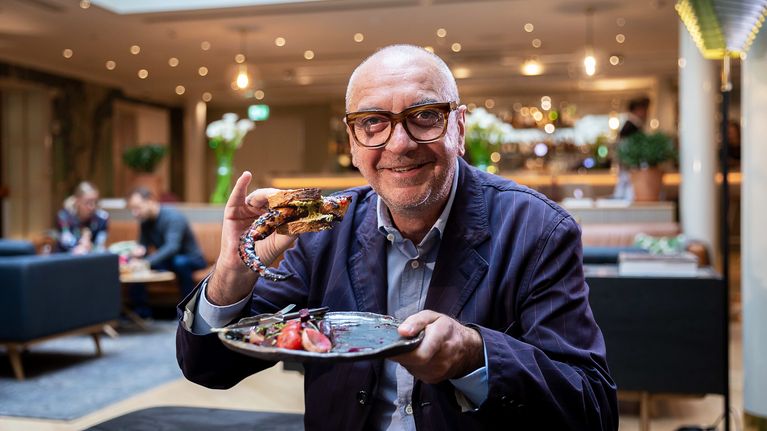 Ranskalais-italialainen ruokakriitikko Andrea Petrini.