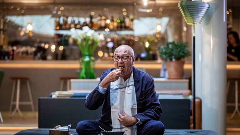 Ranskalais-italialainen ruokakriitikko Andrea Petrini.