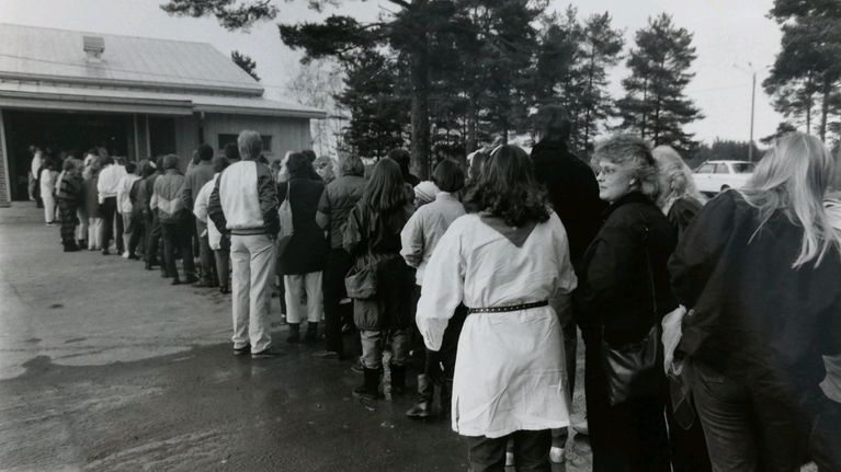 Jono Lallintalolle 1980-luvulla.